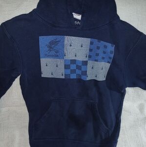 Navy Blue Graphic Hoodie